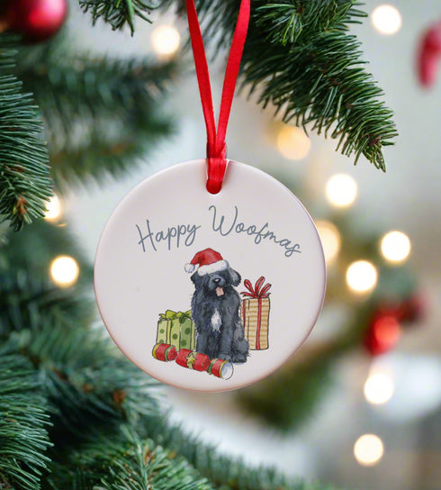 Newfoundland Ceramic Circle Decoration